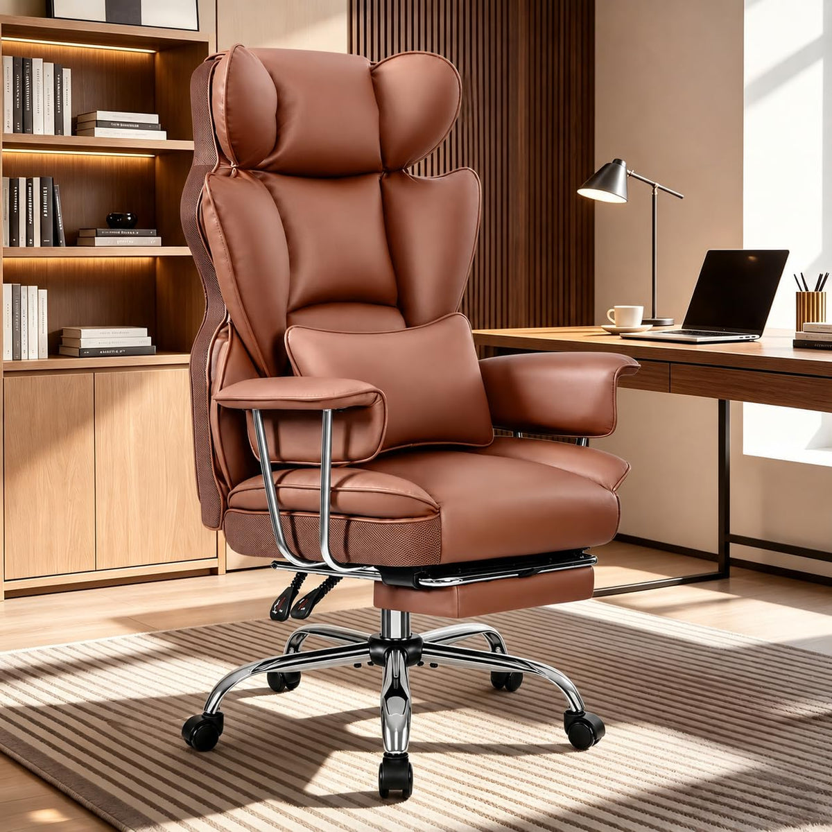 Big and Tall High Back Office Chair with Footrest G3241
