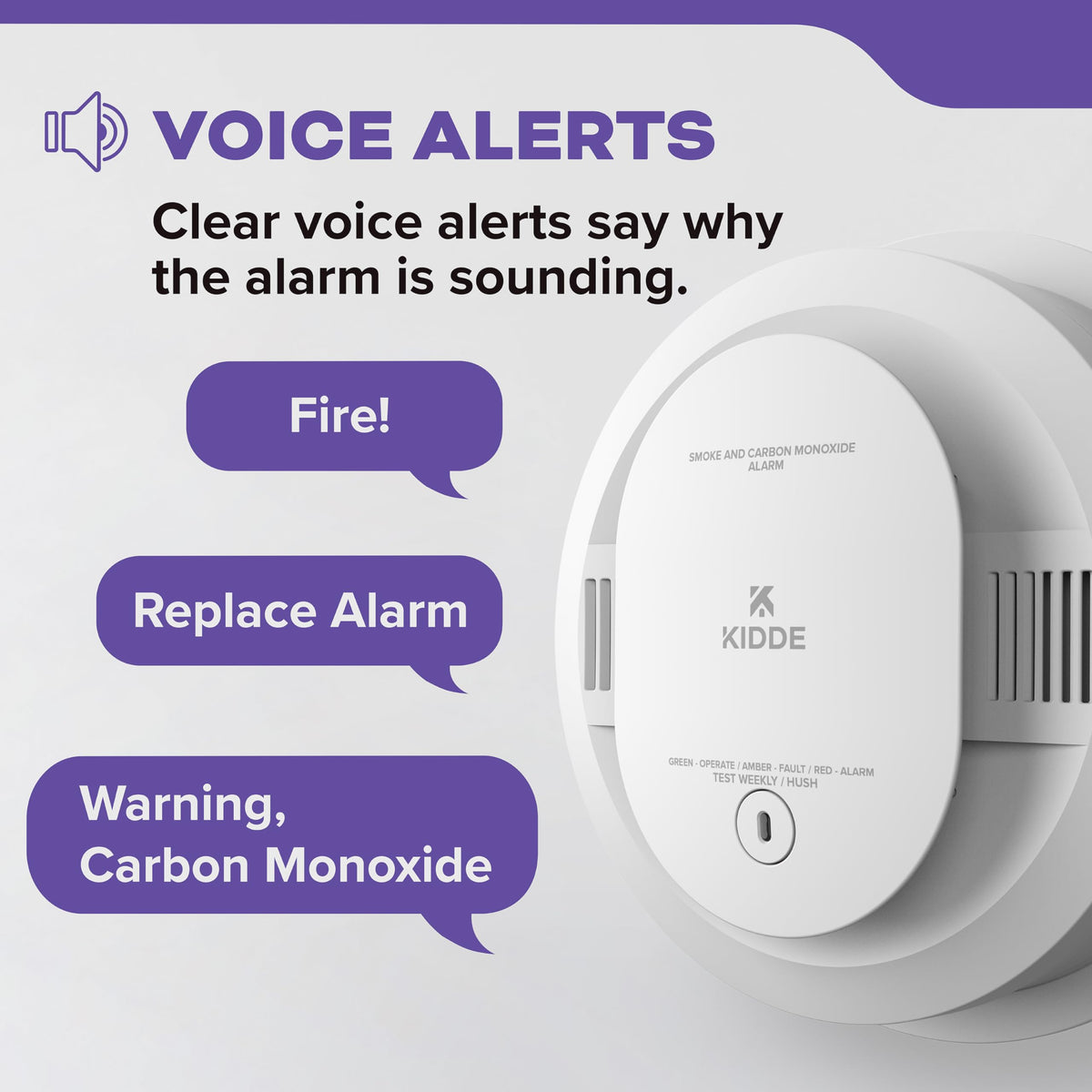 Hardwired Smoke & Carbon Monoxide Detector, 2 Pack V60231