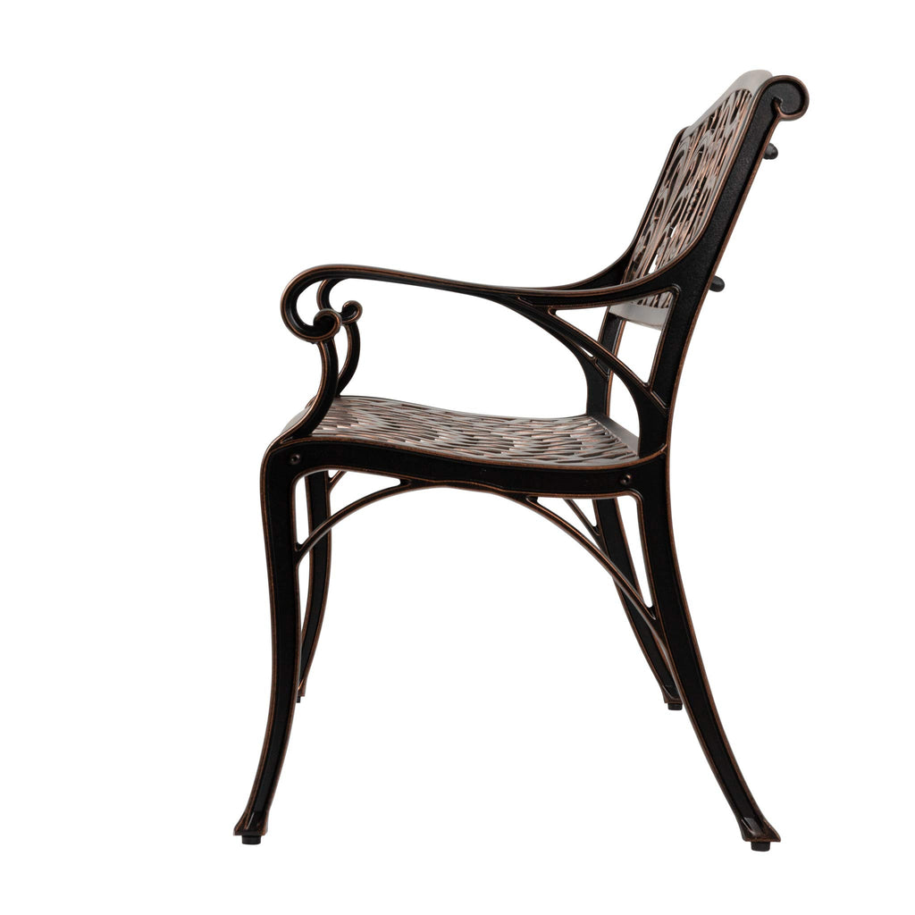 Cast Aluminum Bench H8734