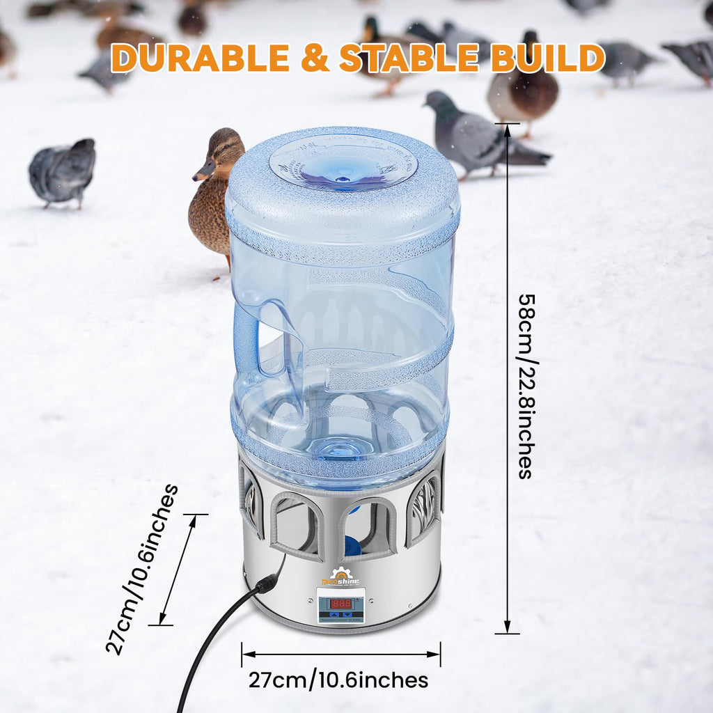 Heated Chicken Waterer 5 Gallon X617
