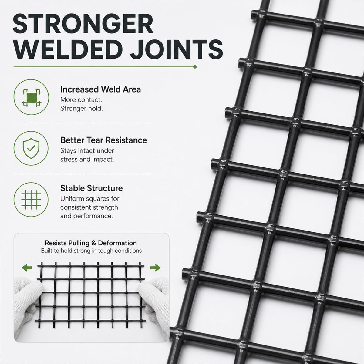 Black 1/2 inch 19 Gauge Wire Mesh Roll F328