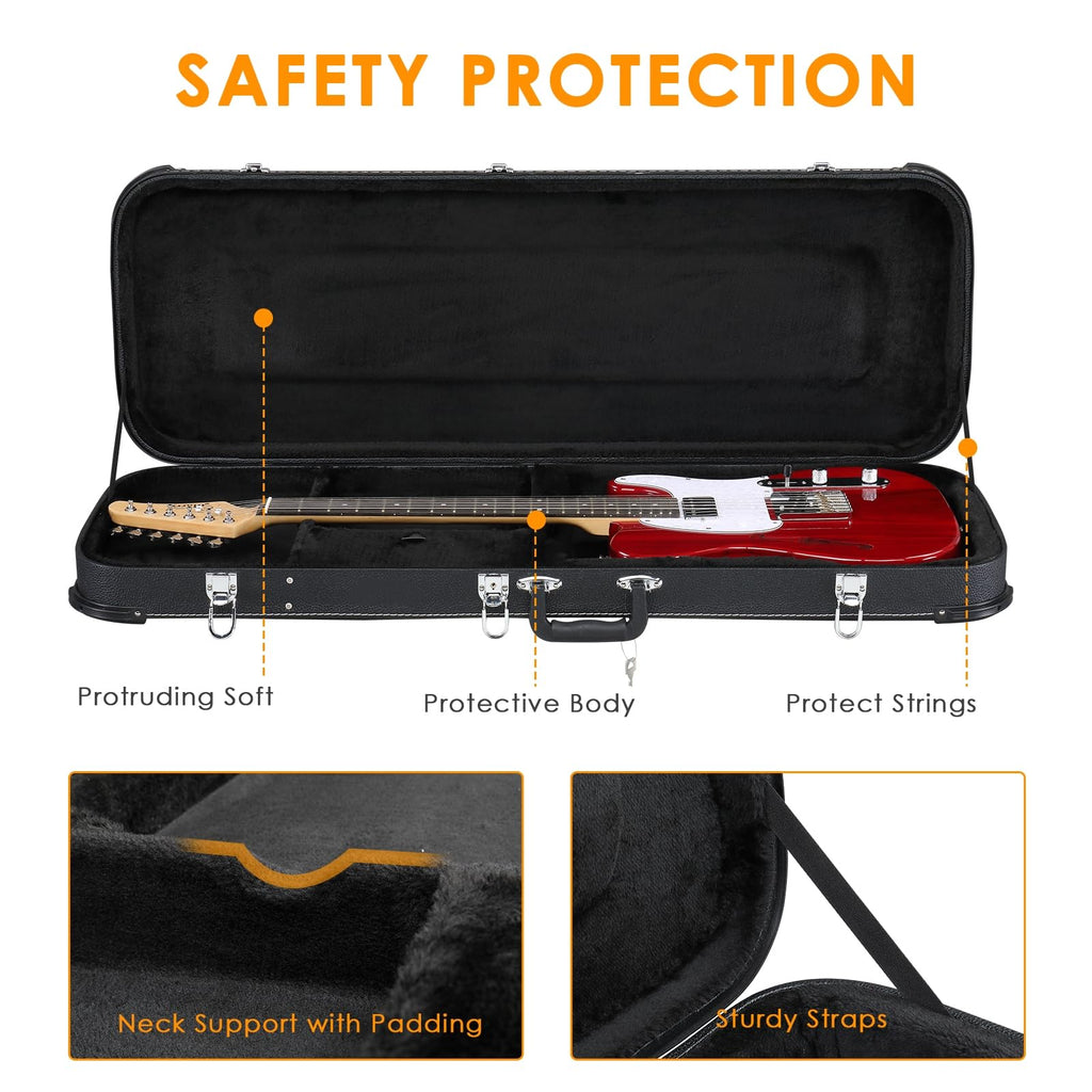 Black Electric Guitar Hard Case V946648