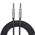 1/4 Inch Straight Instrument Cable, 10 Foot, Black V202