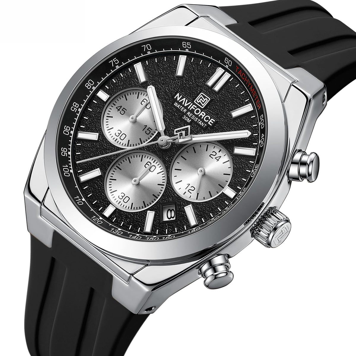 Multifunctional Chronograph Analog Quartz Waterproof Watch Y4887
