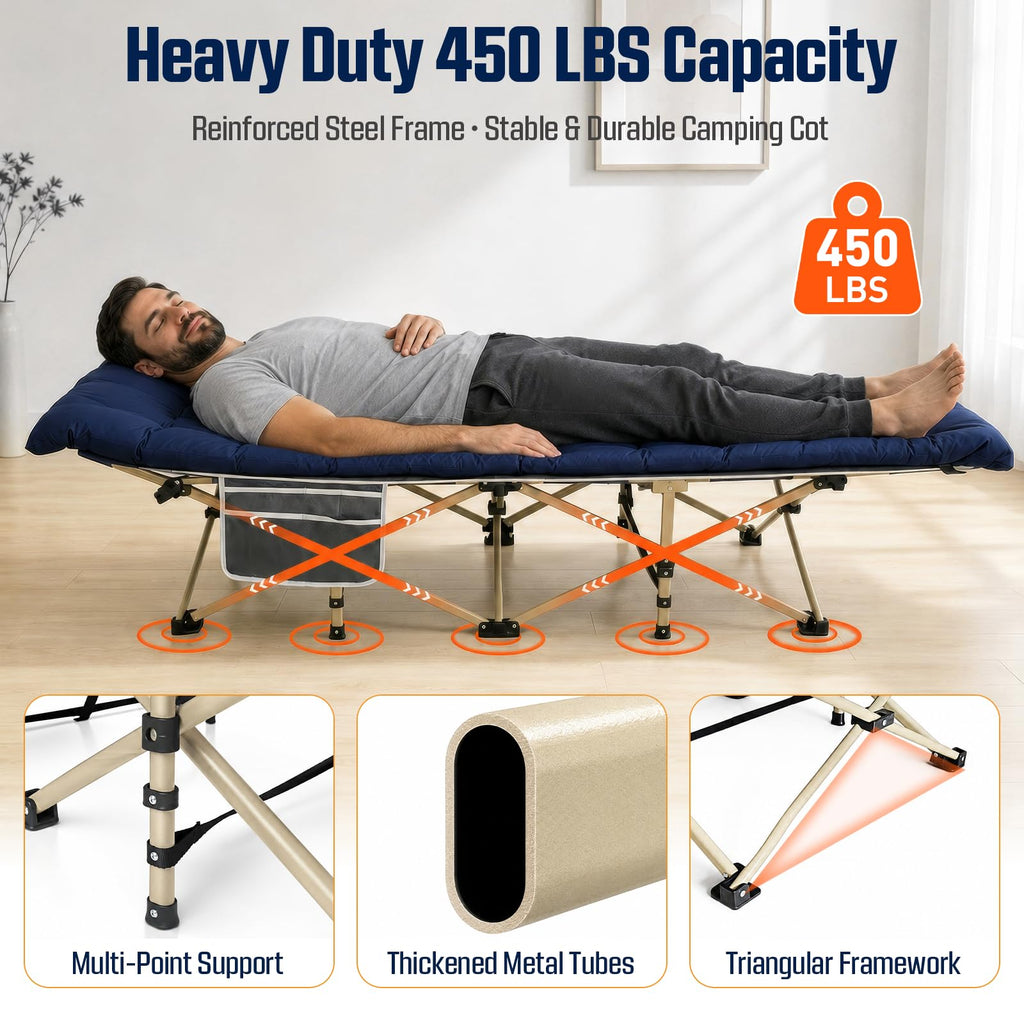 Camping Cot with Mattress M84660