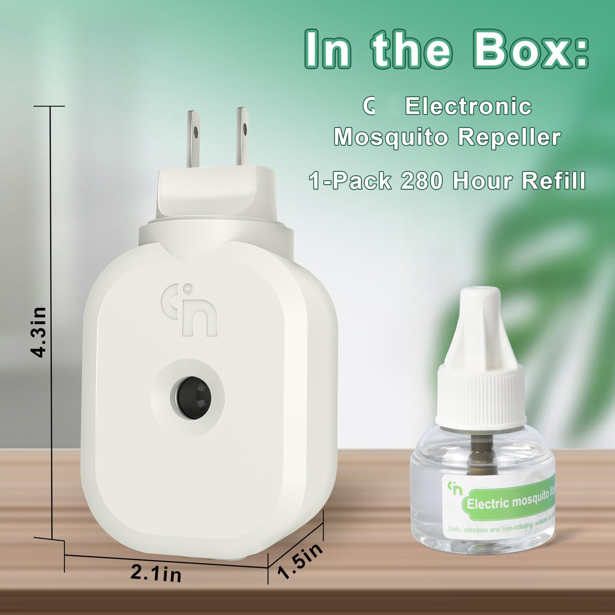 Electronic Mosquito Repellent Plug in with 280 Hr Refills Q68424