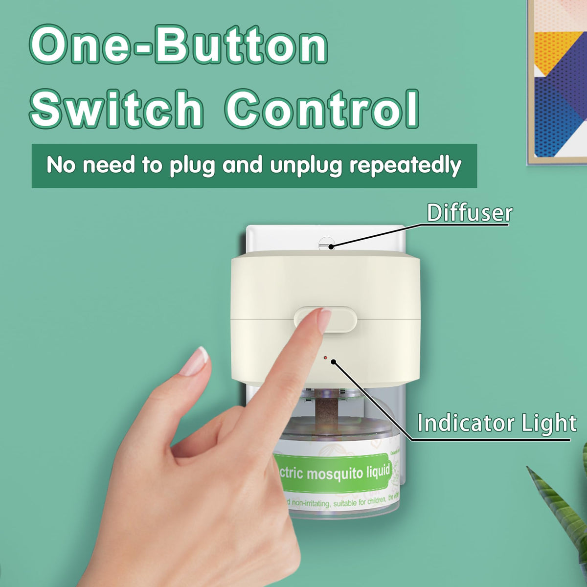 Electronic Mosquito Repellent Plug in with 280 Hr Refills Q68424