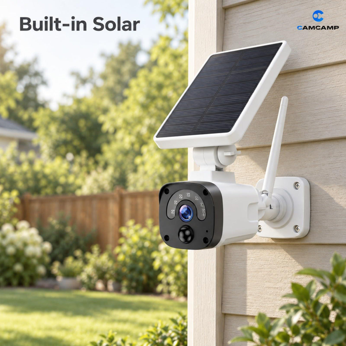 Solar Security Cameras Wireless Outdoor System 4-Cam 2.5K 64GB SD A890