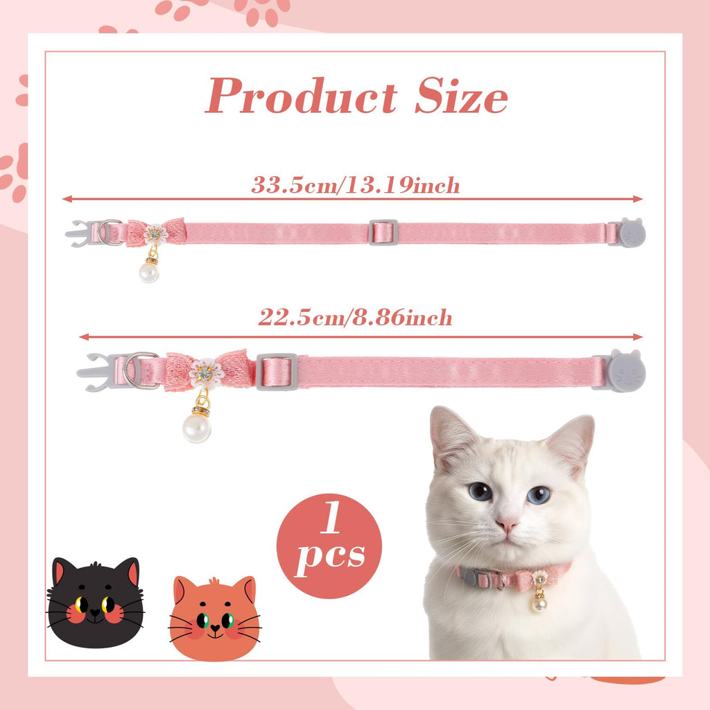 Adjustable Pink Breakaway Cat Collar Z740674