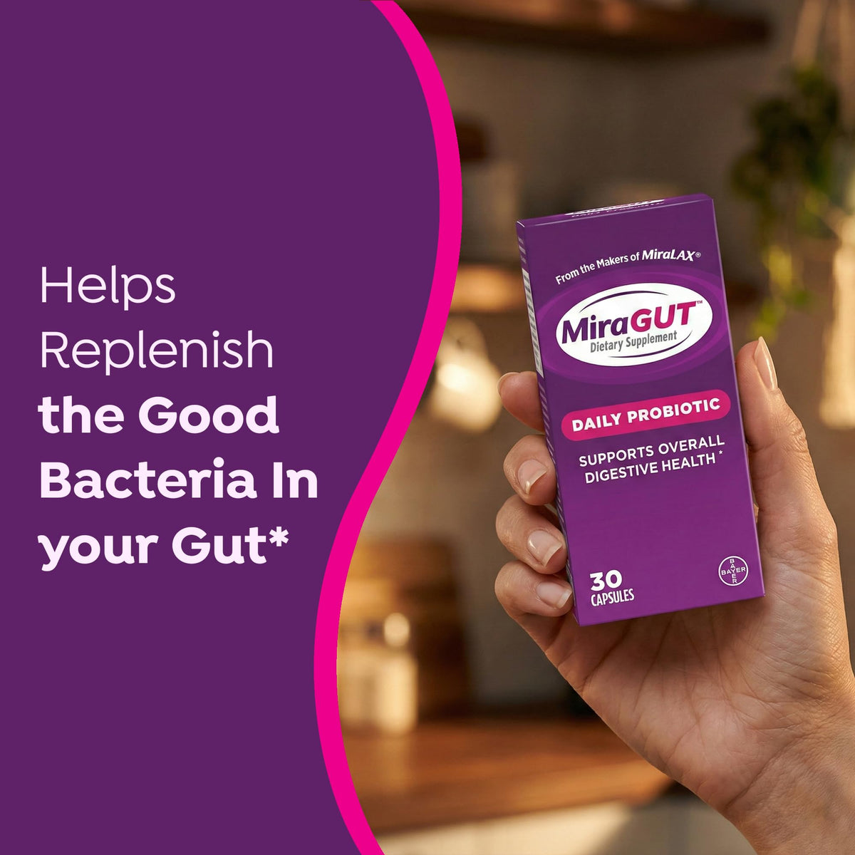 Gluten-Free Probiotic Supplement 30 Ct E6008