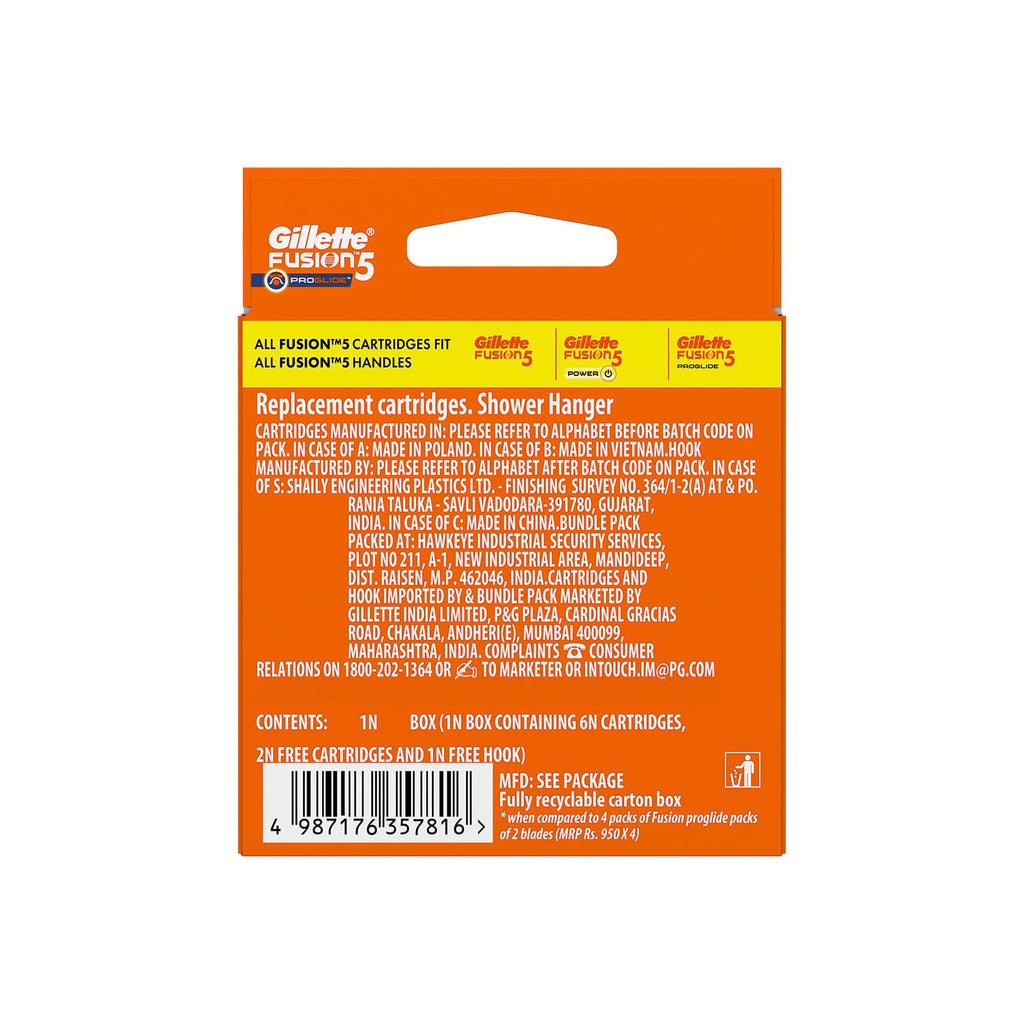 Men's Razor Blades 8 Blade Refills B57398