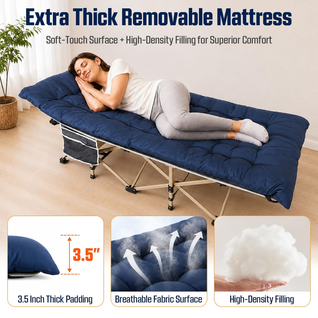 Camping Cot with Mattress M84660
