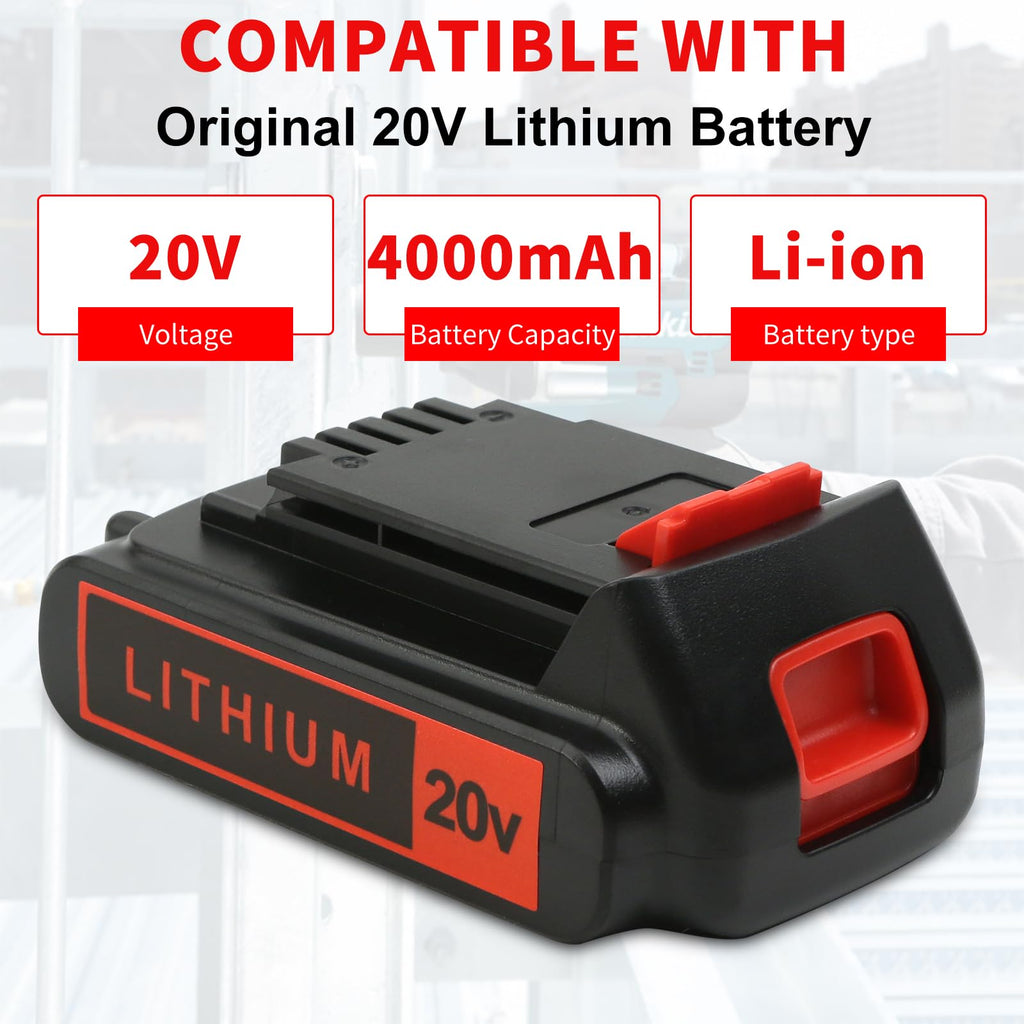 20V 4.0Ah Lithium Battery 2 Pack I415521