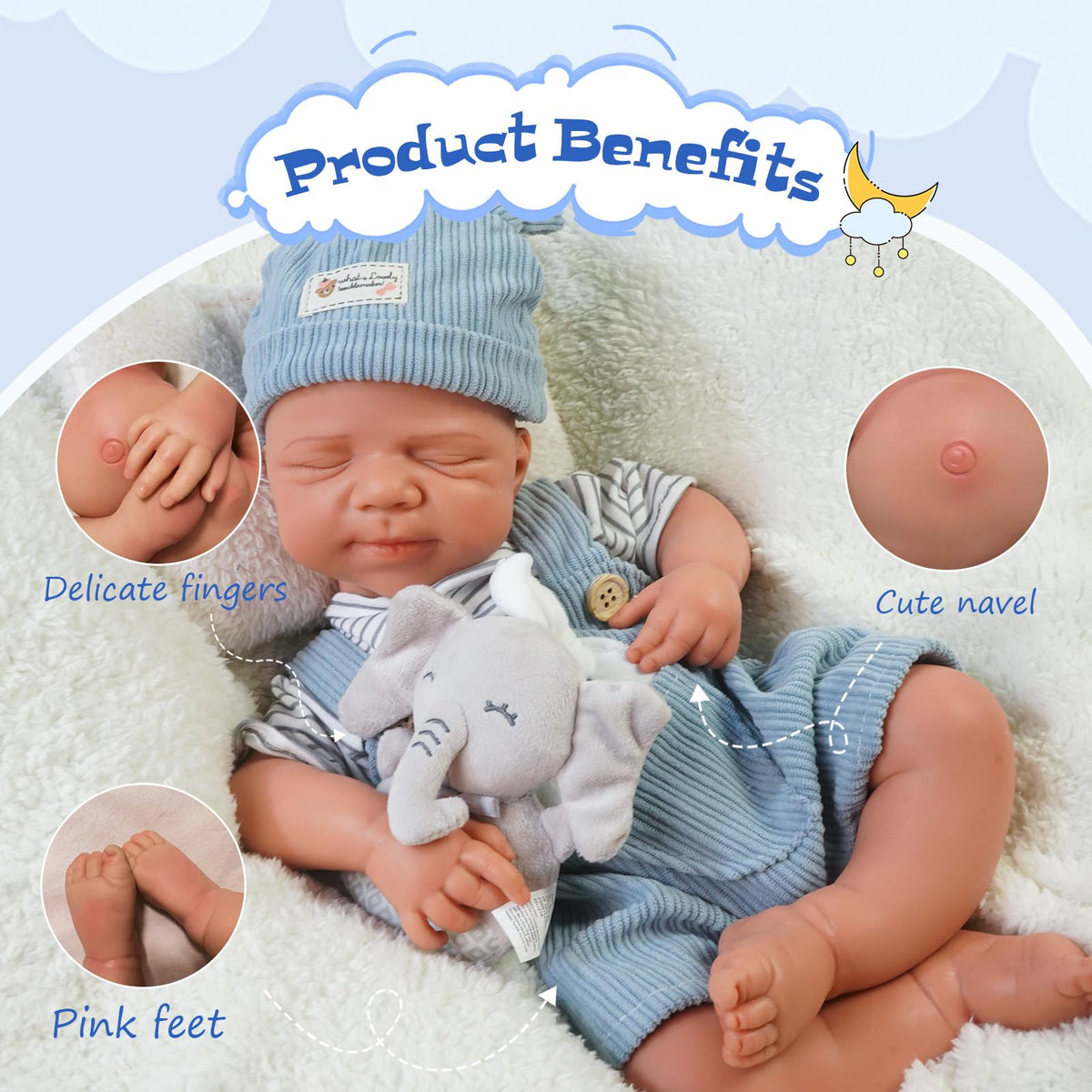 20 Inch Full Silicone Baby Doll Z72991