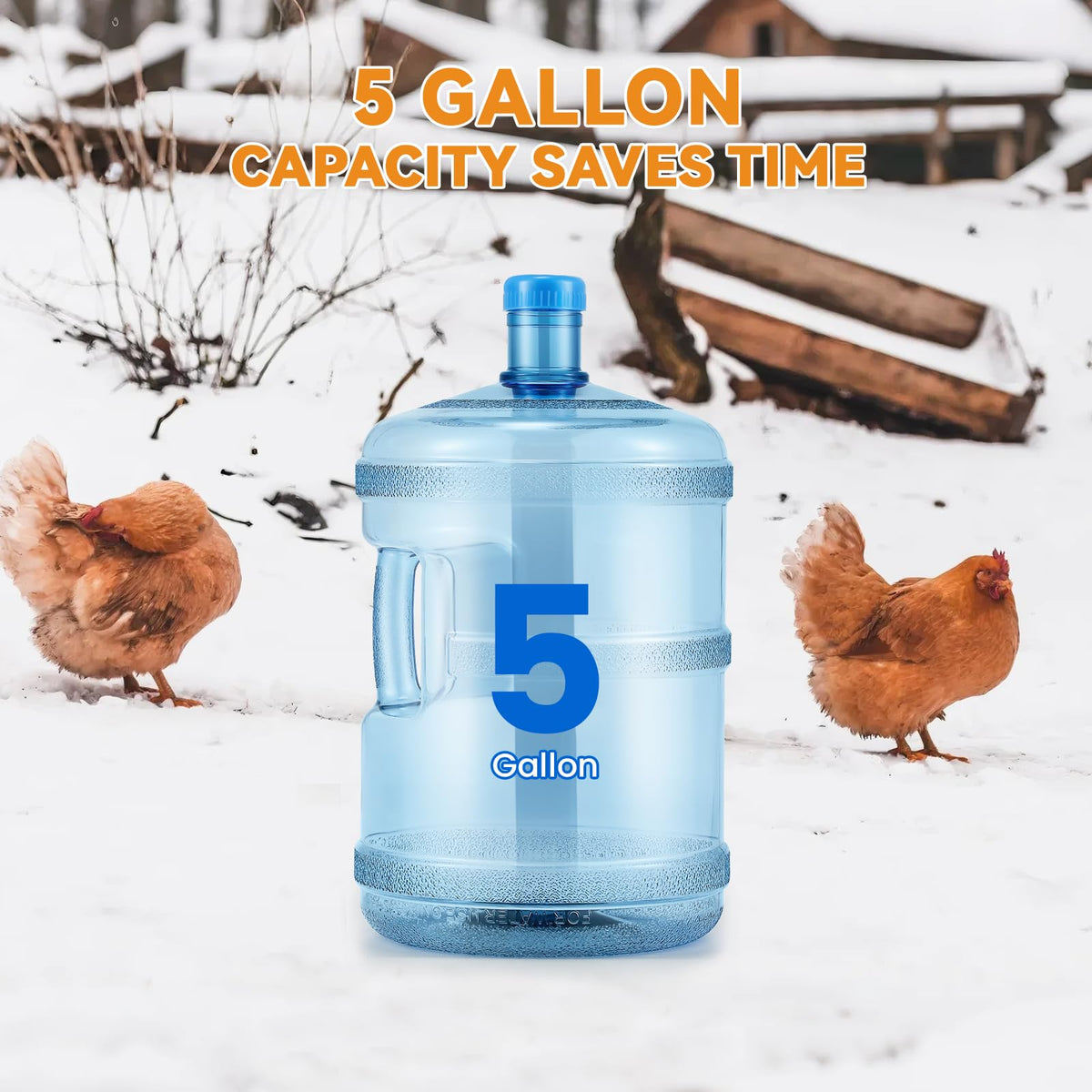 Heated Chicken Waterer 5 Gallon X617