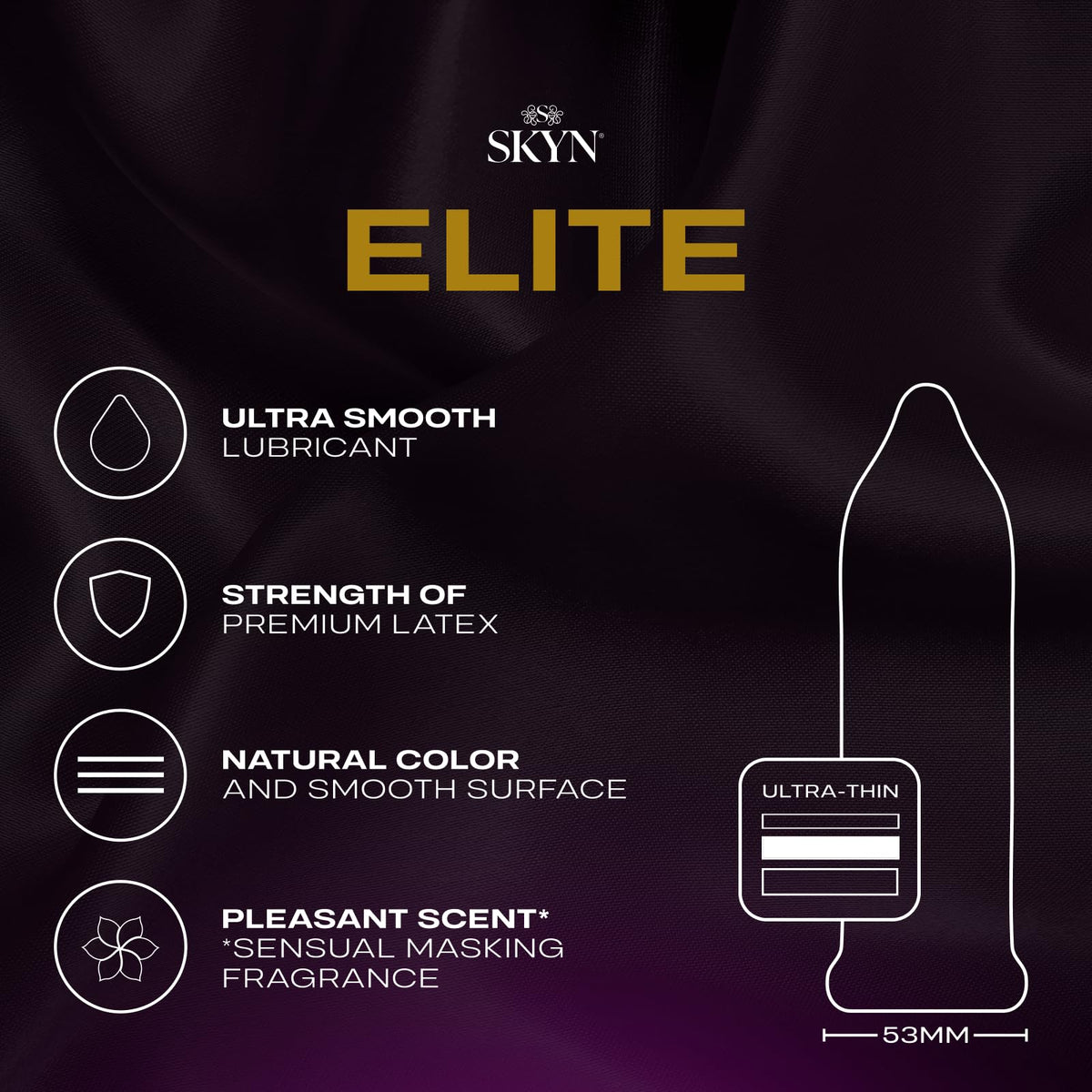 10 Count Ultra-Thin Lubricated Latex-Free Condoms N487321