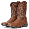 Cowboy Boots Square Toe Embroidery W18603