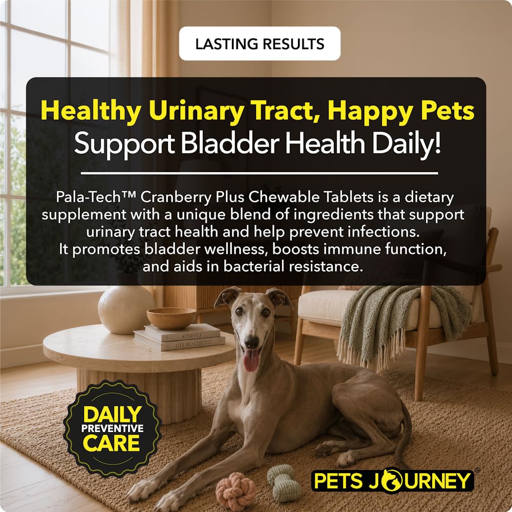 Cranberry Supplement for Dogs & Cats 60 Chewable Tablets D9158