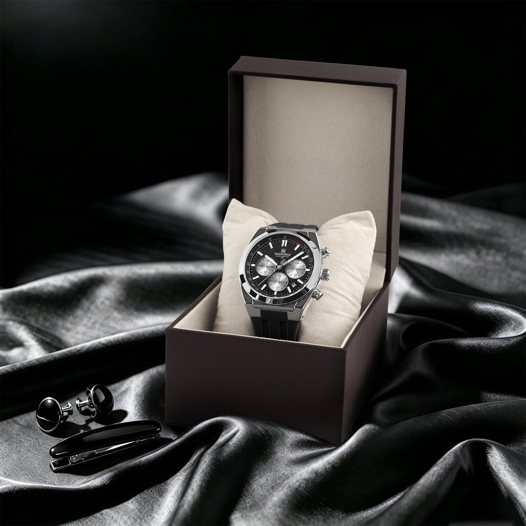 Multifunctional Chronograph Analog Quartz Waterproof Watch Y4887