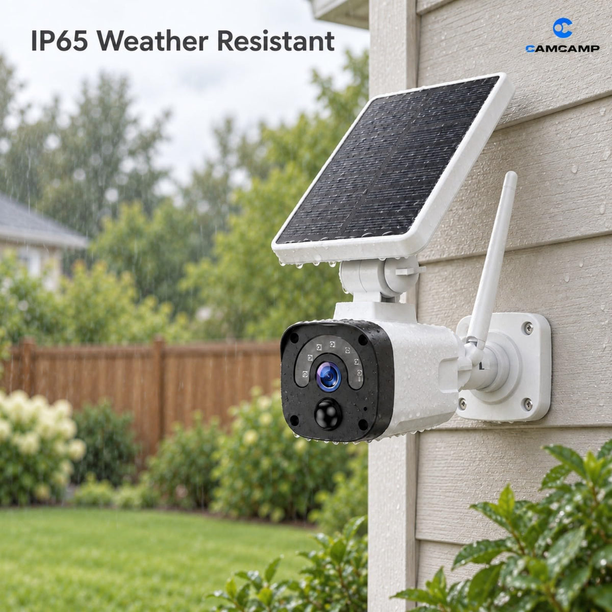 Solar Security Cameras Wireless Outdoor System 4-Cam 2.5K 64GB SD A890