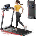 Foldable Treadmill with Incline and Adjustable Handle Bar S723
