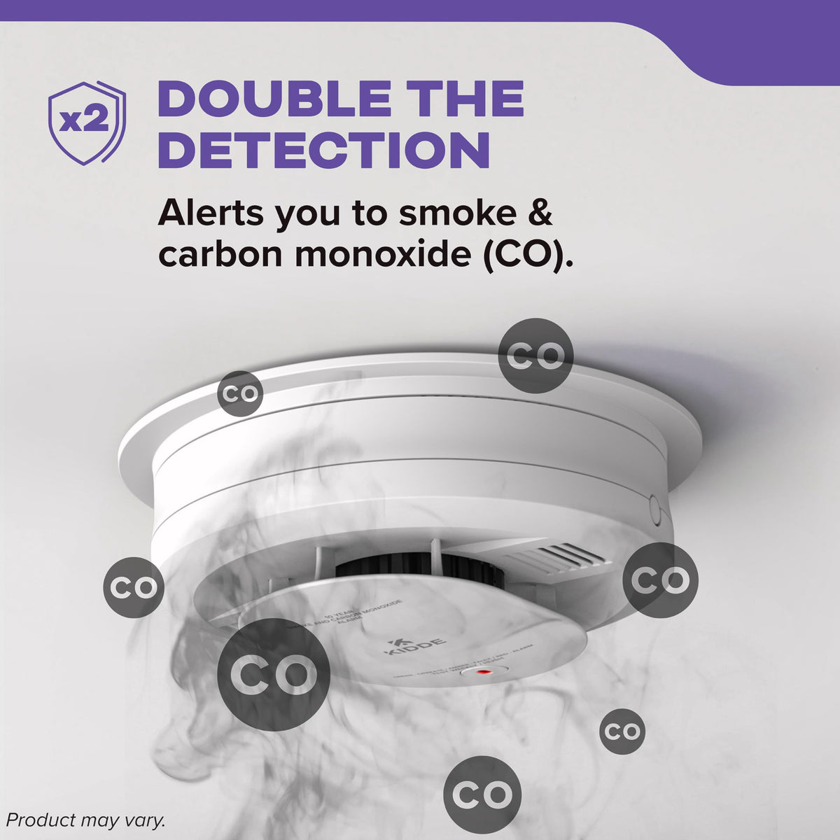 Hardwired Smoke & Carbon Monoxide Detector, 2 Pack V60231
