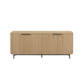 69 Inch Coastal Oak Sideboard Buffet Z9181