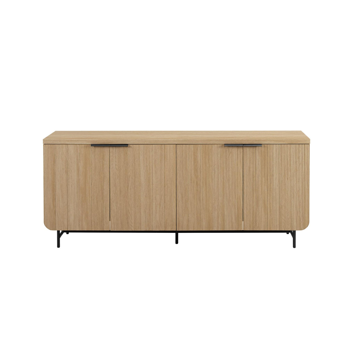 69 Inch Coastal Oak Sideboard Buffet Z9181