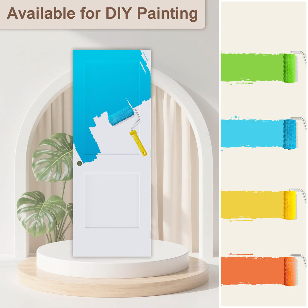36"x80" Left-Hand Prehung Interior Door with Knock Down Jamb Kit B3022