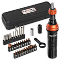 1/4 Inch Pound Torque Screwdriver Set, 10-80 In-Lb, 34-Pieces Bits A4242