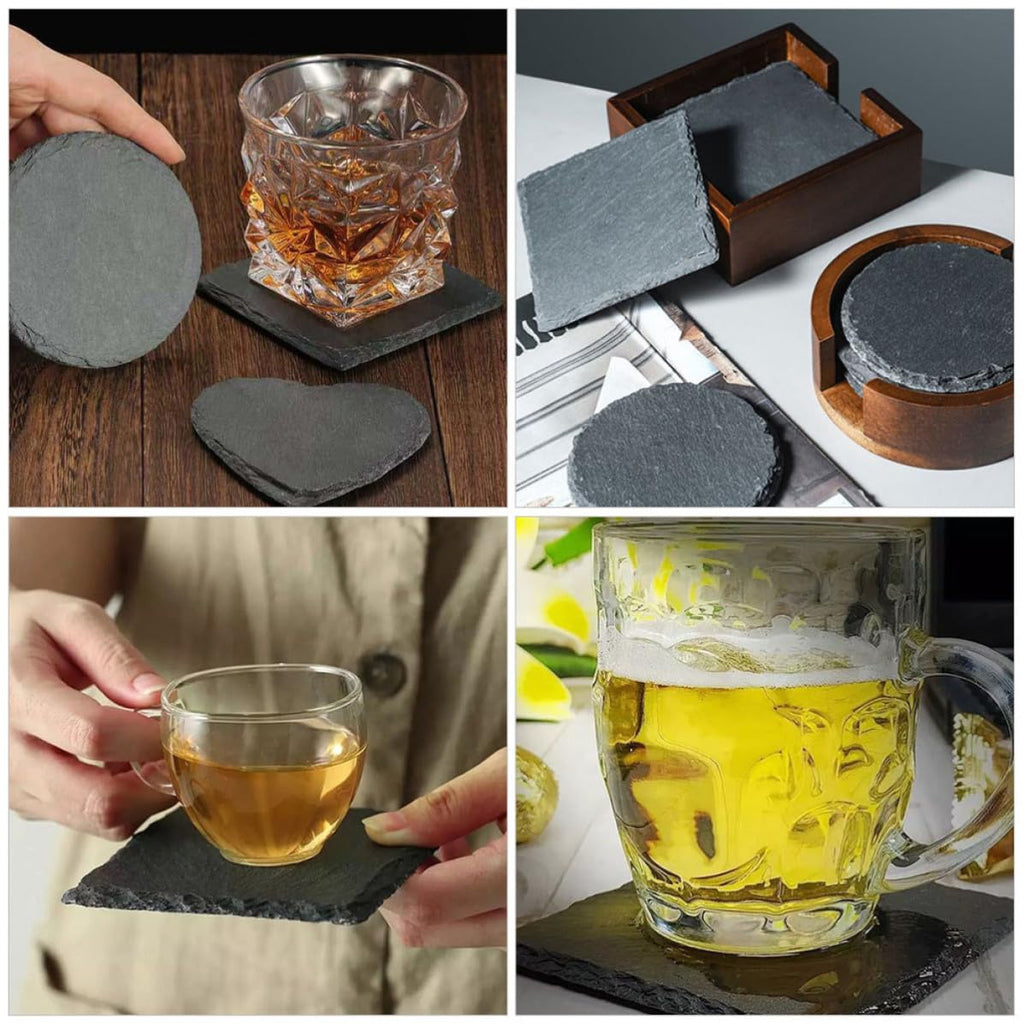 Natural Stone Table Coasters Y904093