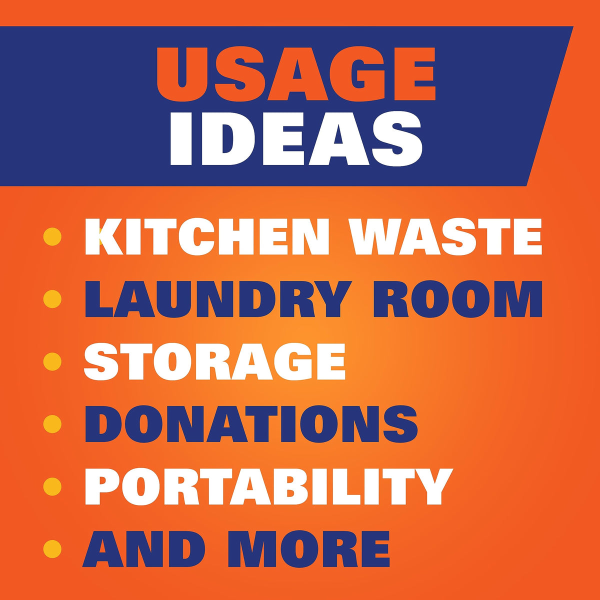 13 Gal White Unscented Kitchen Trash Bags H12227