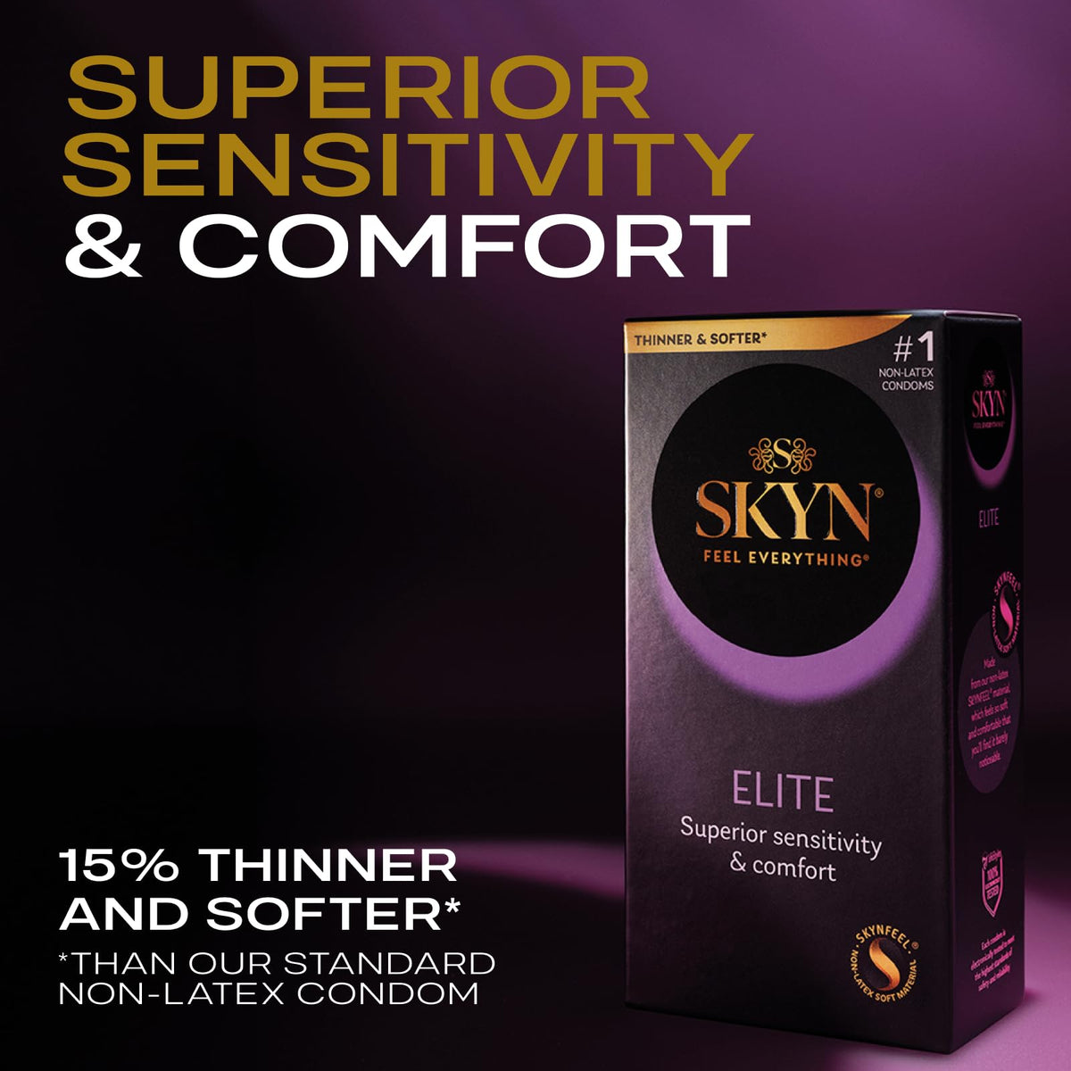 10 Count Ultra-Thin Lubricated Latex-Free Condoms N487321