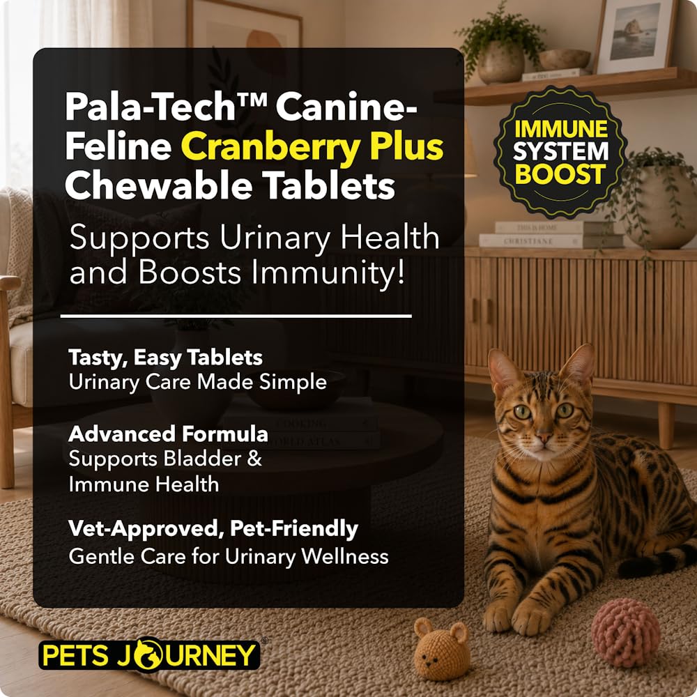 Cranberry Supplement for Dogs & Cats 60 Chewable Tablets D9158
