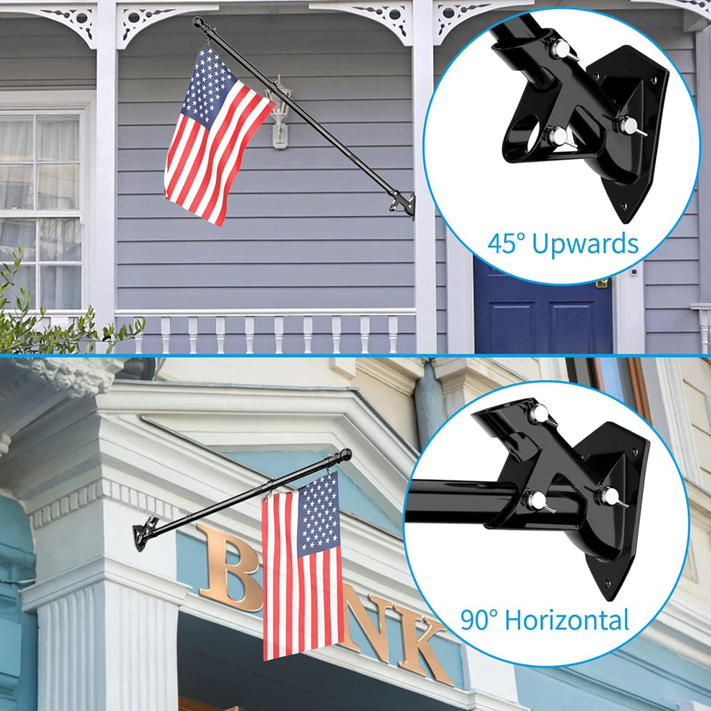 5FT Stainless Steel Flag Pole with Holder H341