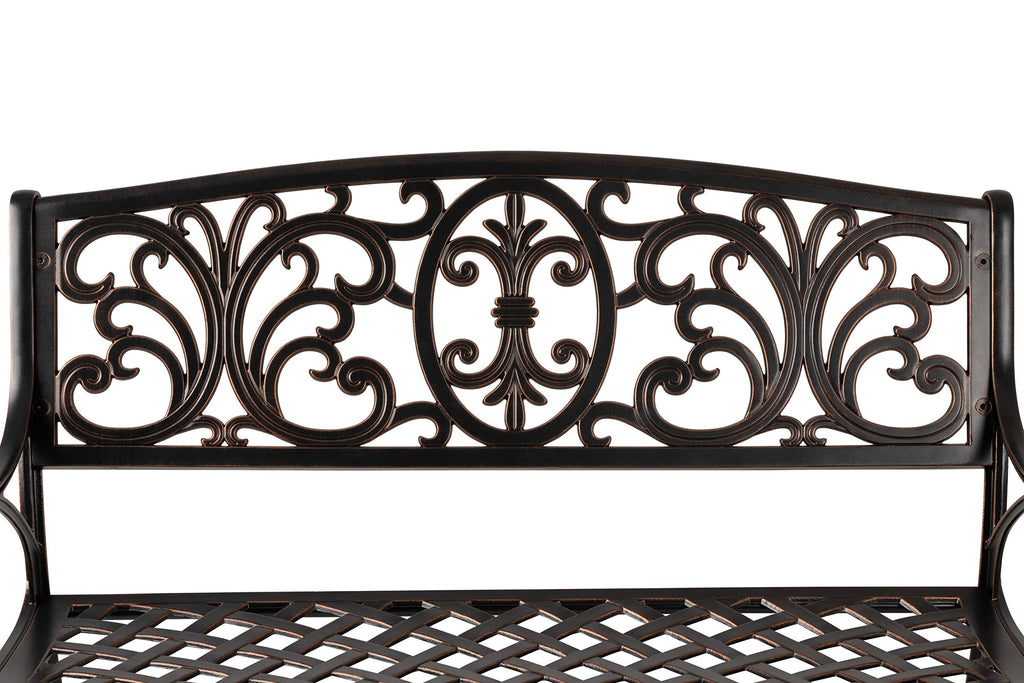 Cast Aluminum Bench H8734