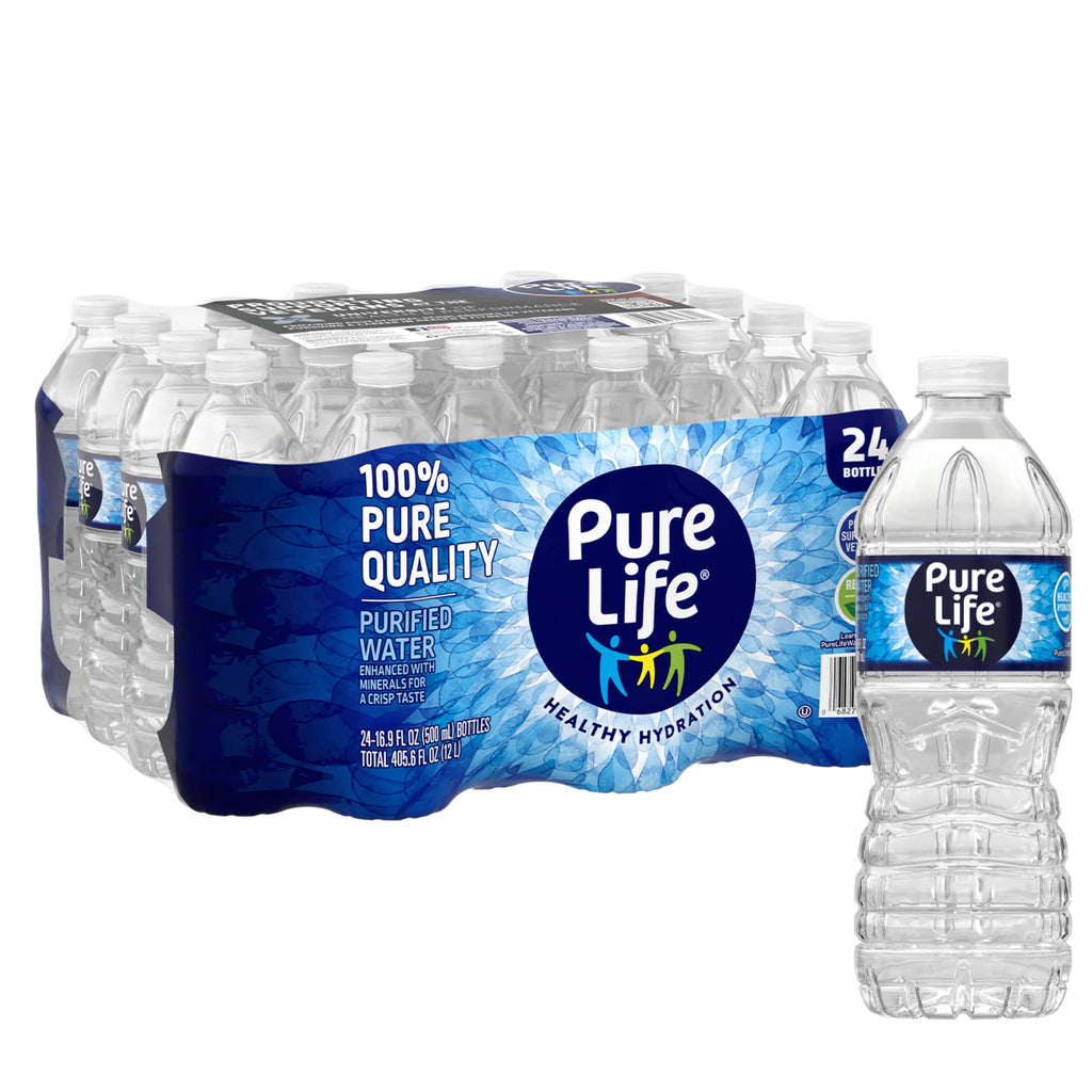 Purified Bottled Water 16.9 oz Case of 24 M65240