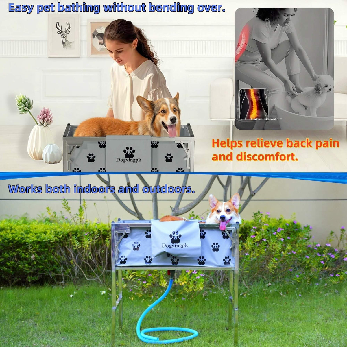 Portable Foldable Dog Bathtub P9841