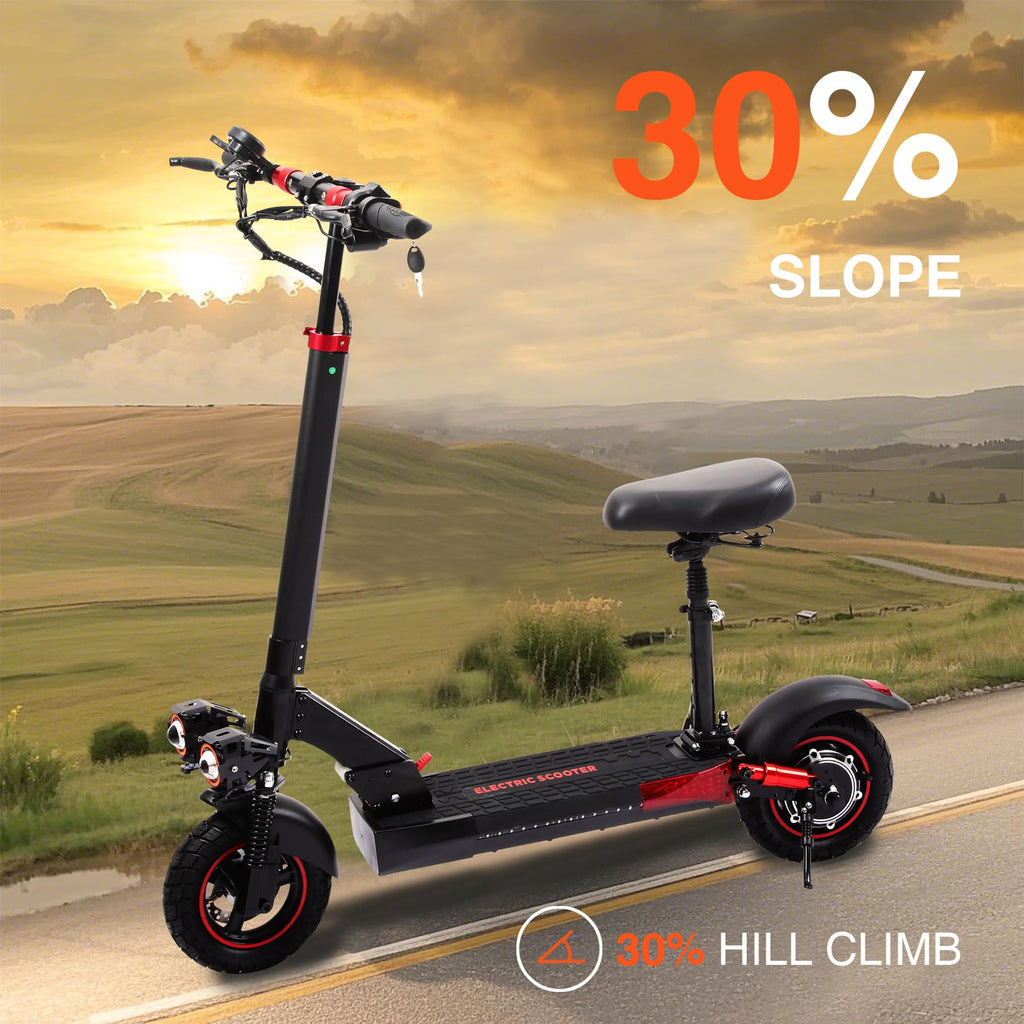 1200W Motor 30 MPH 30 Miles Range Folding Electric Scooter with Seat X7741