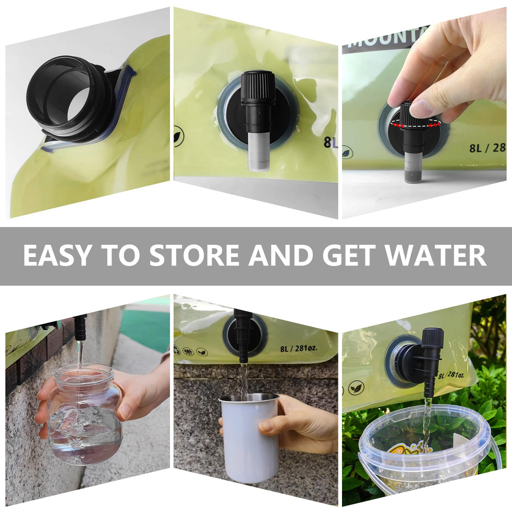 Collapsible 2 Gallon BPA-free Water Container O33392