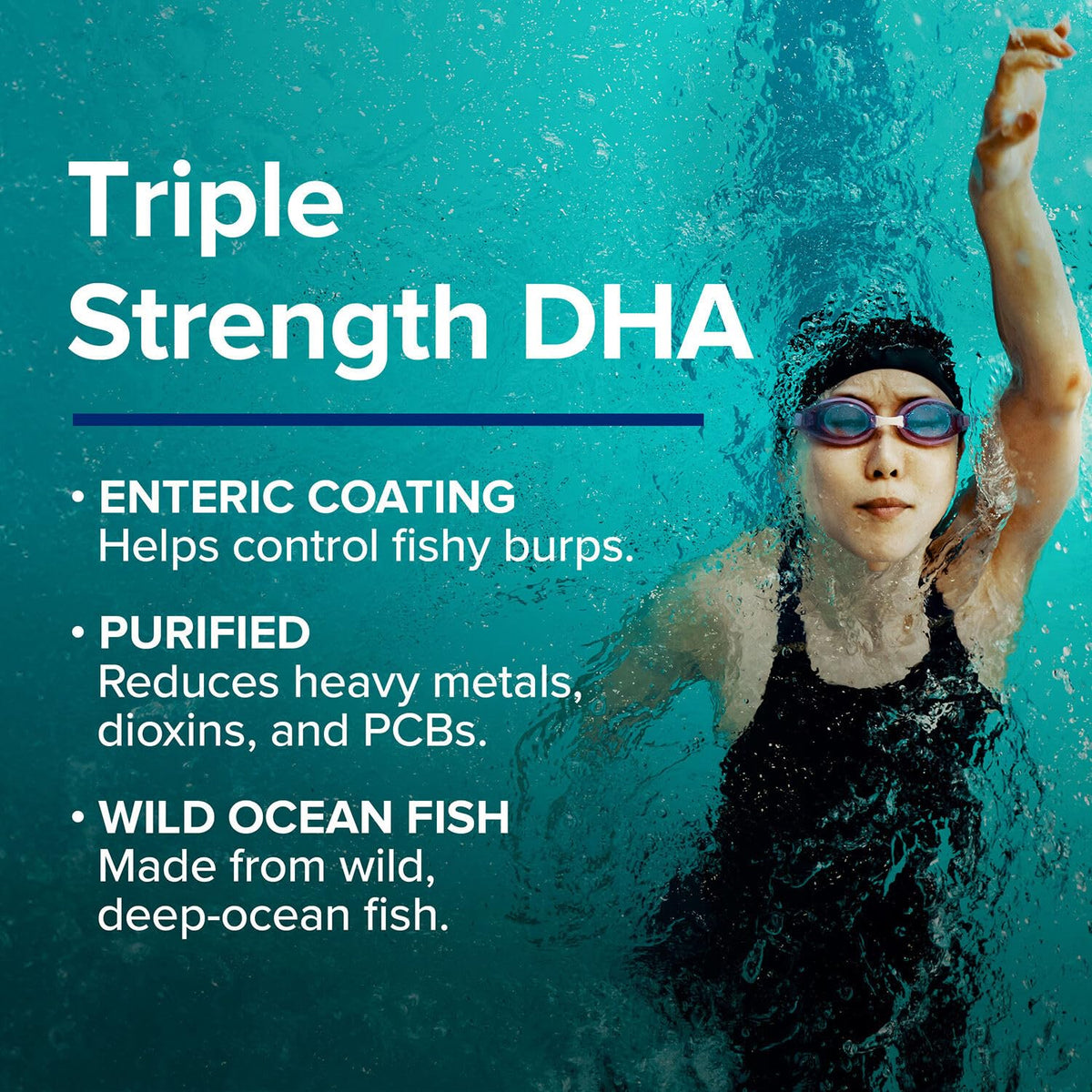 DHA 1000 Omega 3 Supplement 45 Softgels B5822
