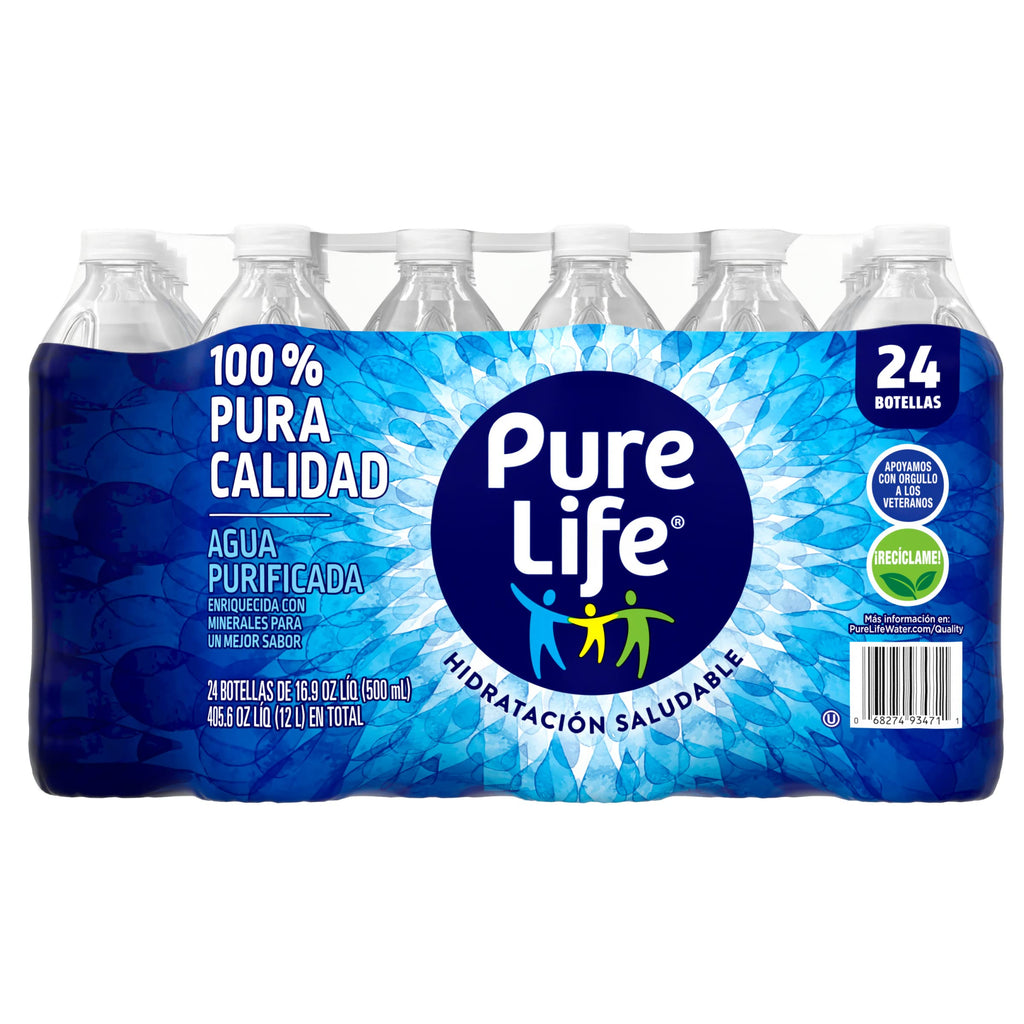 Purified Bottled Water 16.9 oz Case of 24 M65240