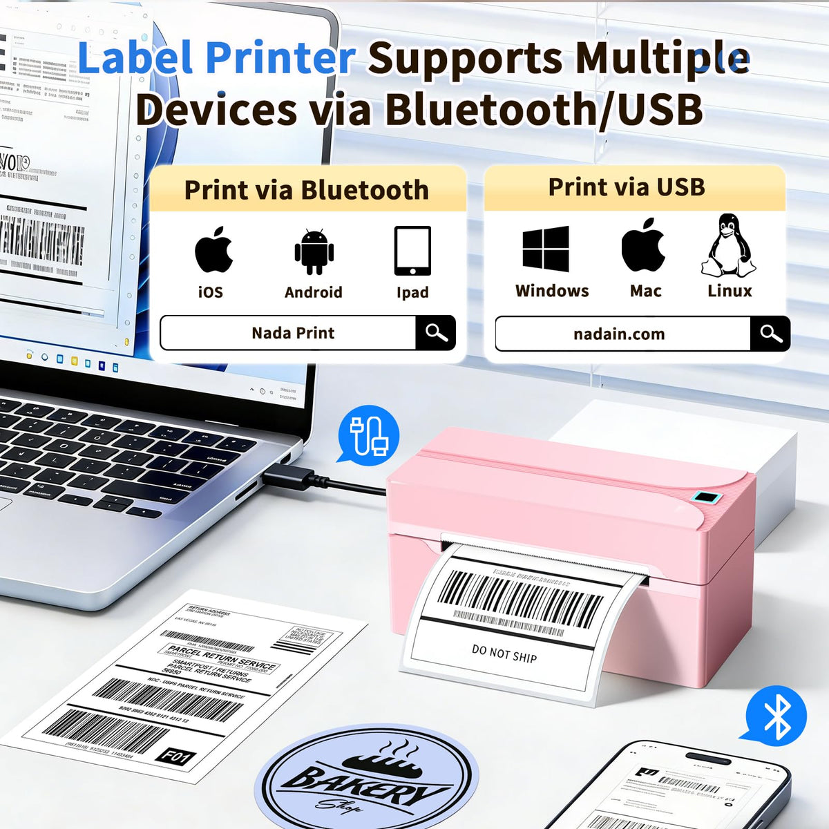Bluetooth Thermal Label Printer C97481