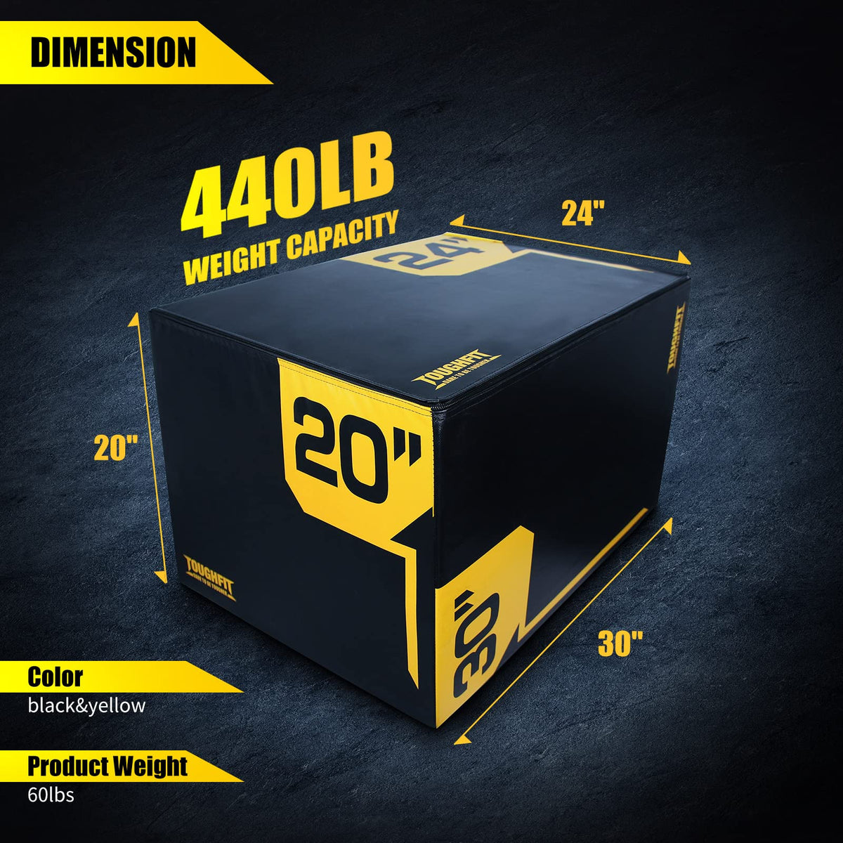 3 in 1 Foam Plyometric Box J276