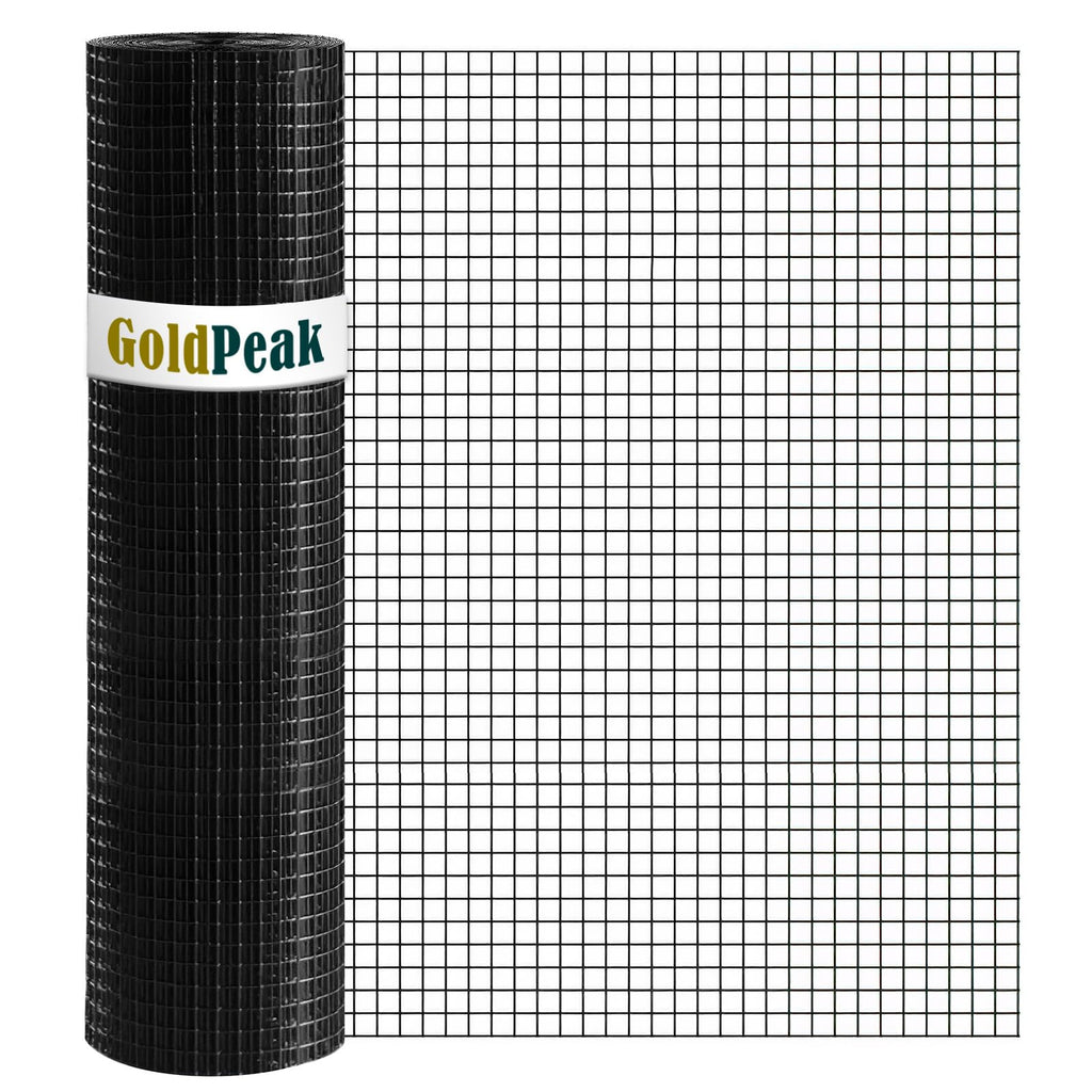 Black 1/2 inch 19 Gauge Wire Mesh Roll F328
