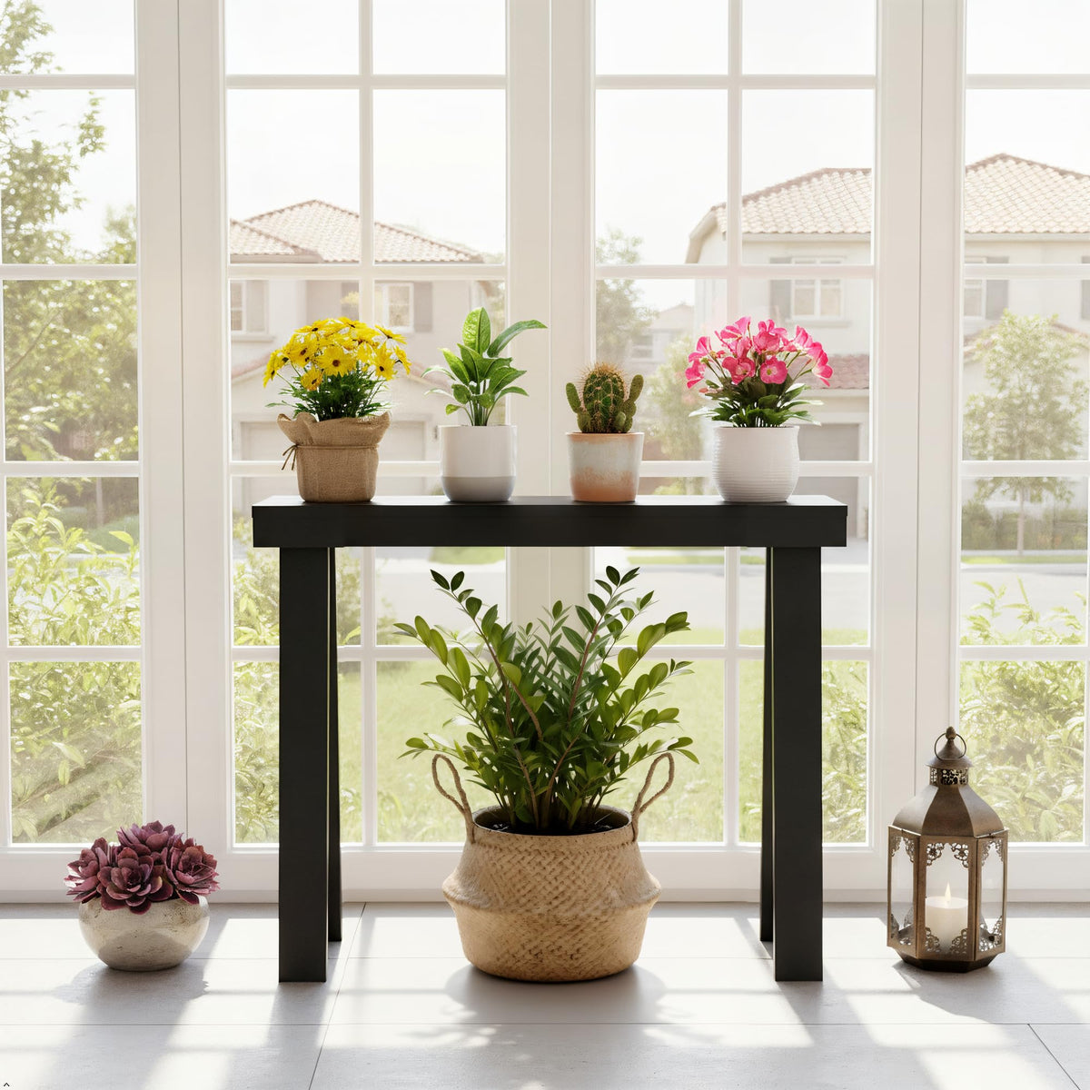 Black Console Table Q85161