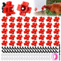 40 Pcs Chicken Waterer Nipples with Drill Bit G241