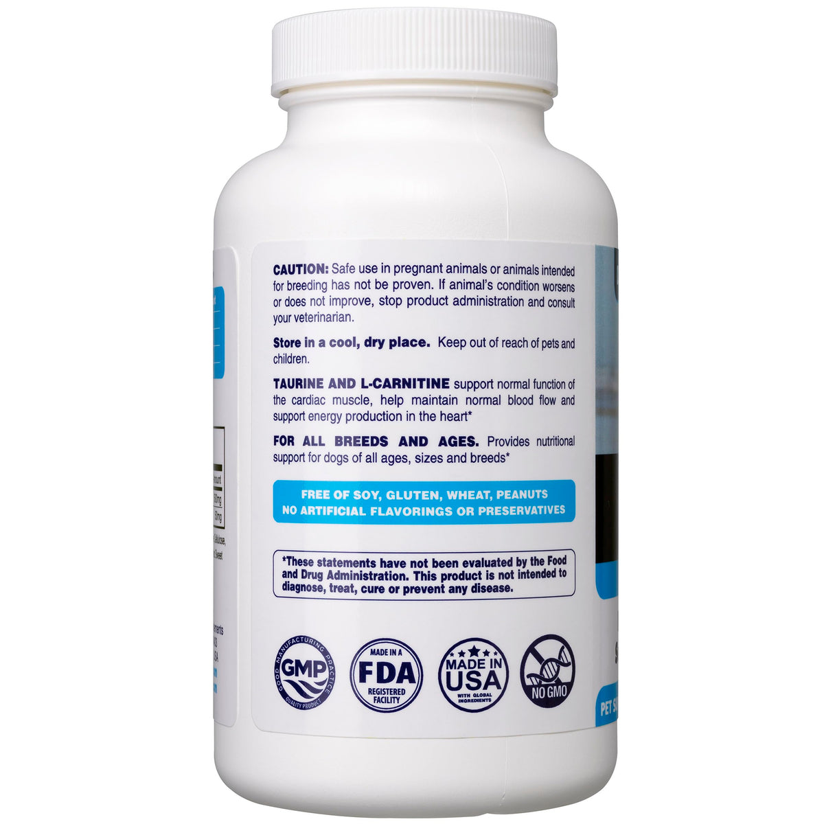 Taurine Supplement for Dogs 120ct O67243