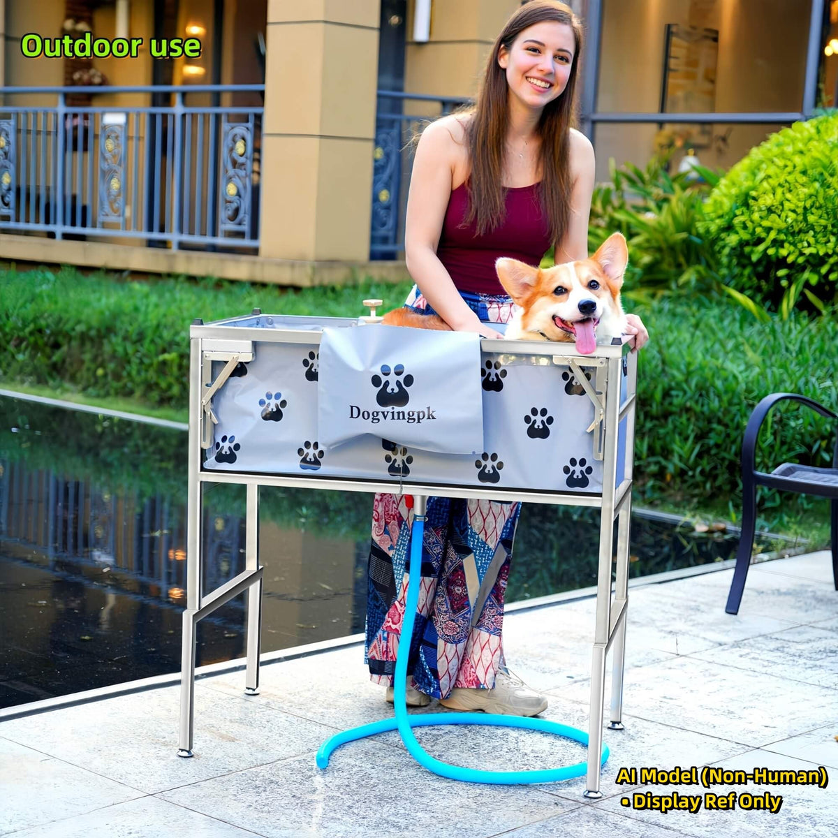Portable Foldable Dog Bathtub P9841