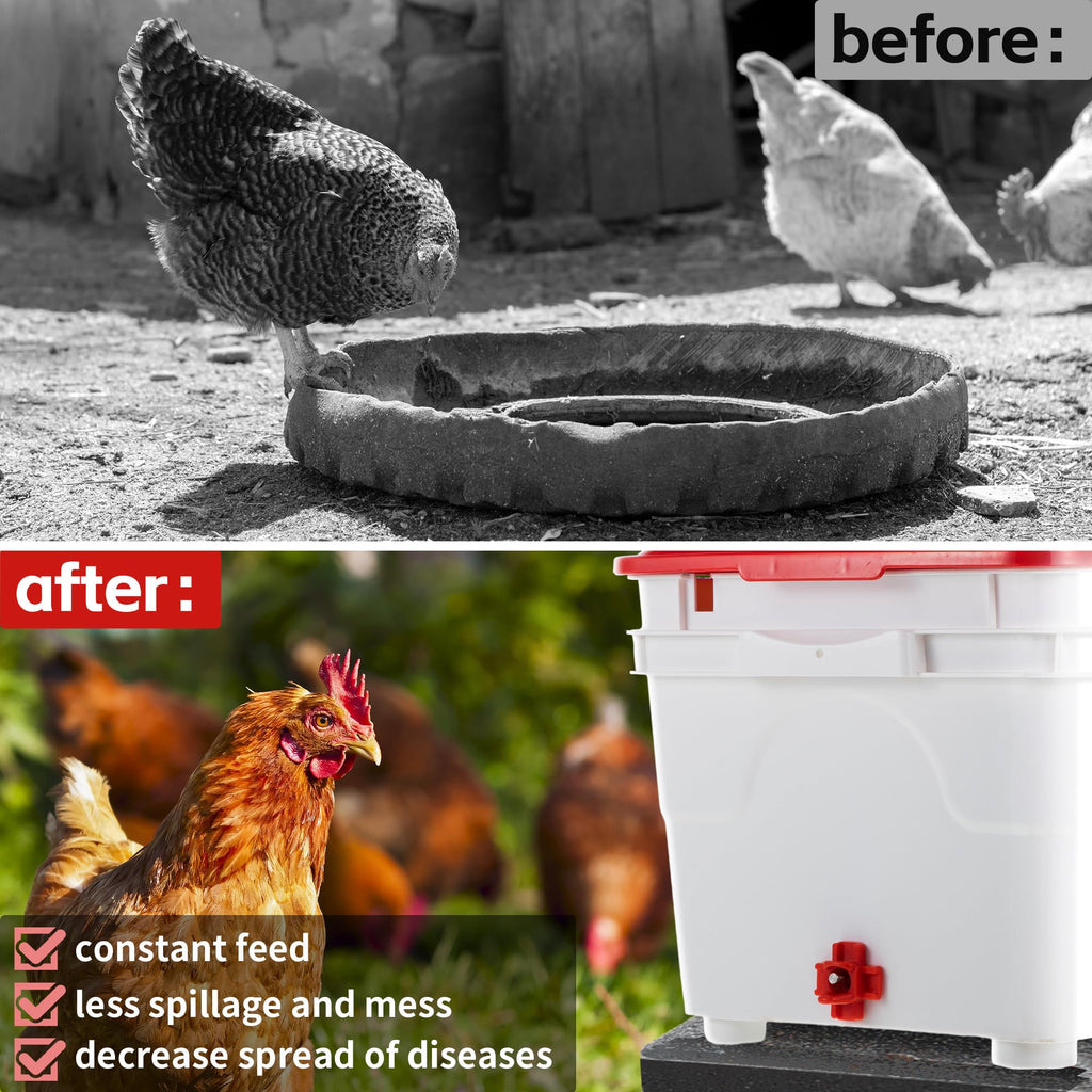 40 Pcs Chicken Waterer Nipples with Drill Bit G241